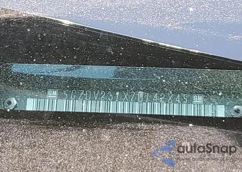 2007 Saturn Relay 3 z USA, uszkodzony, nr VIN 5GZDV231X7D142845